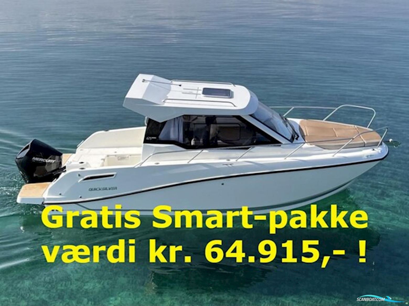 Quicksilver Activ 705 Weekend m/Mercury F150 hk Racing XL DS V6, Hvid - Jubilæumspris ! Motorbåd 2025, Danmark