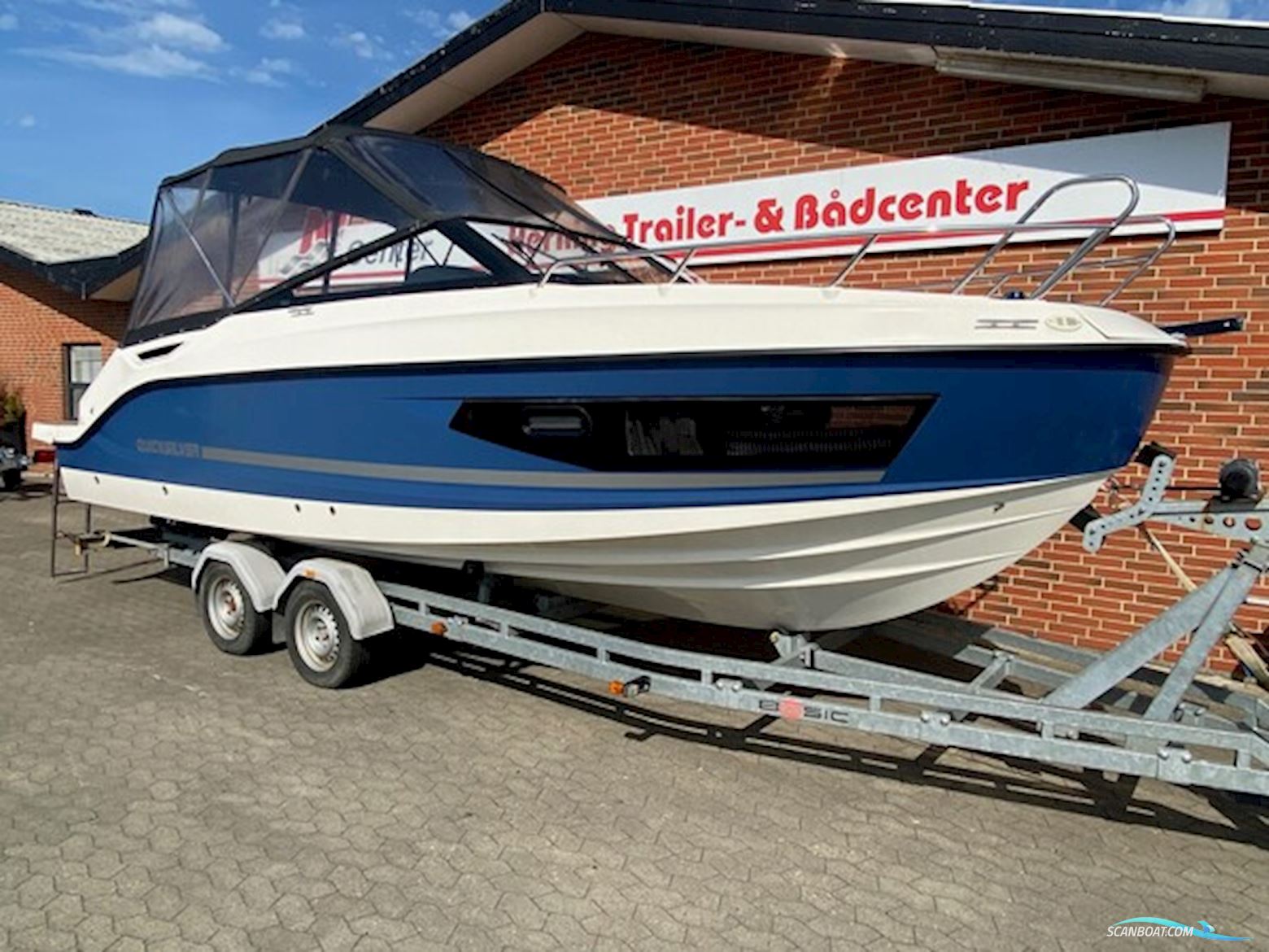 Quicksilver Activ 755 Cruiser m/Mercury F250 hk Pro XS 4-takt og Brenderup trailer