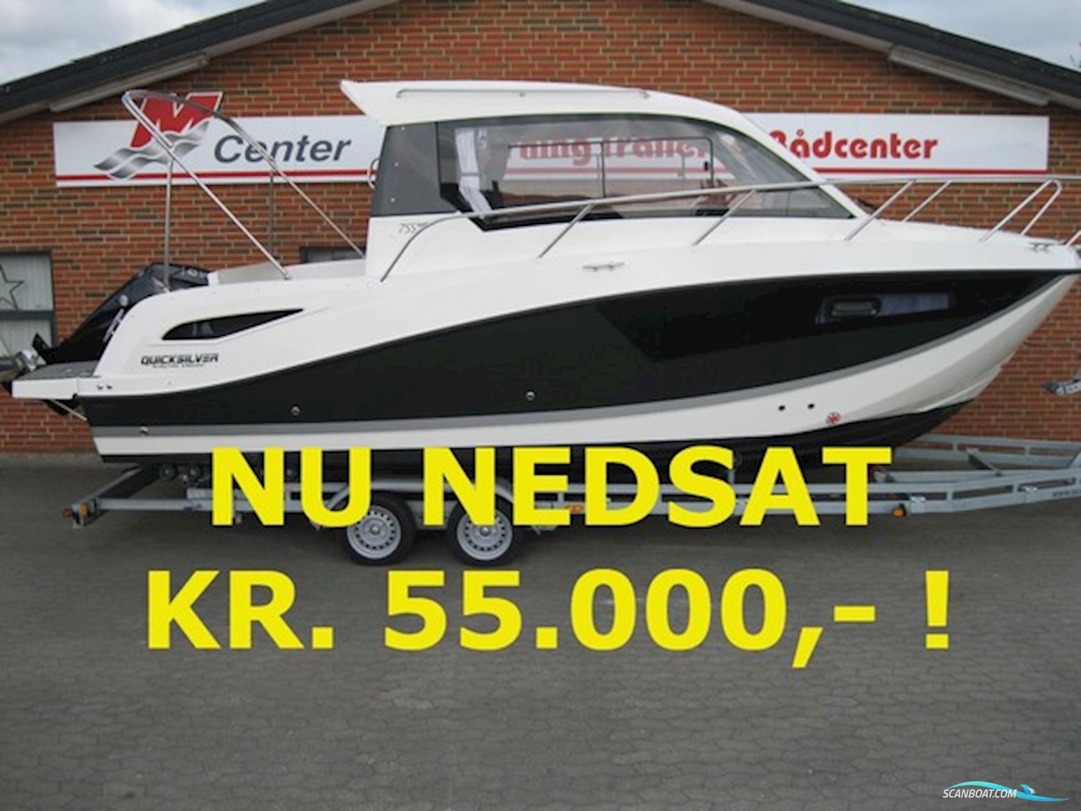 Quicksilver Activ 755 Weekender m/Mercury F250 hk DTS V8 - NU NEDSAT KR. 55.000,- - som ny kun sejlet 5 timer ! Motorbåd 2022, med Mercury motor, Danmark