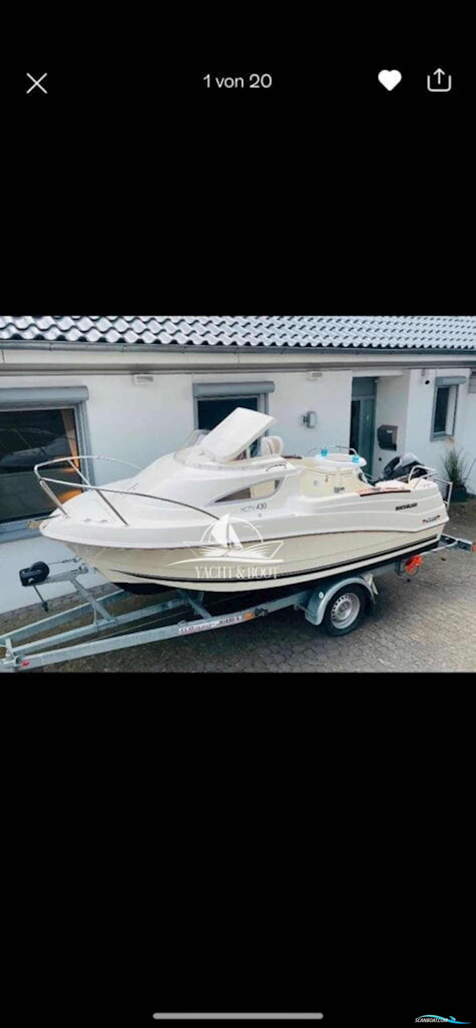 Quicksilver Active 430 Motorbåd 2015, med Mercury Marine motor, Tyskland