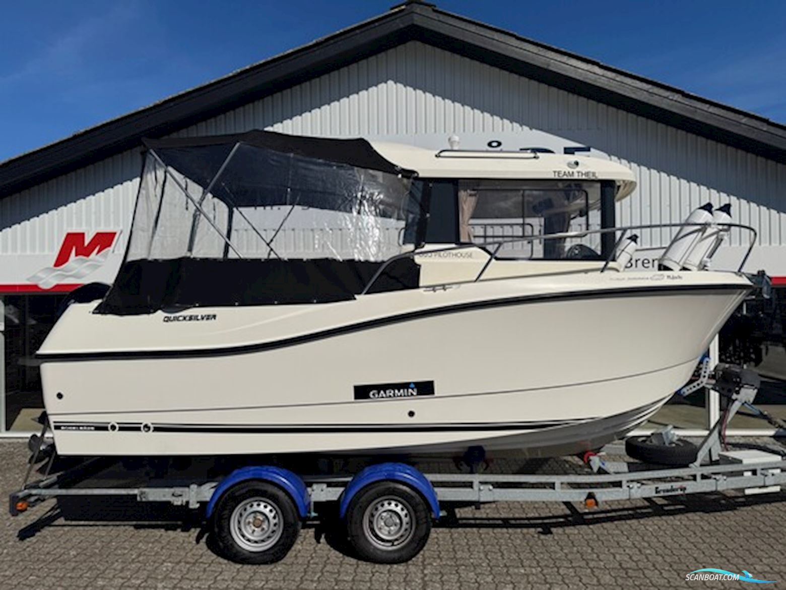 Quicksilver Captur 605 Pilothouse Med F150 Mercury-Efi XL - Udstyr - Anvisningssalg - Solgt Motorbåd 2015, med Mercury motor, Danmark