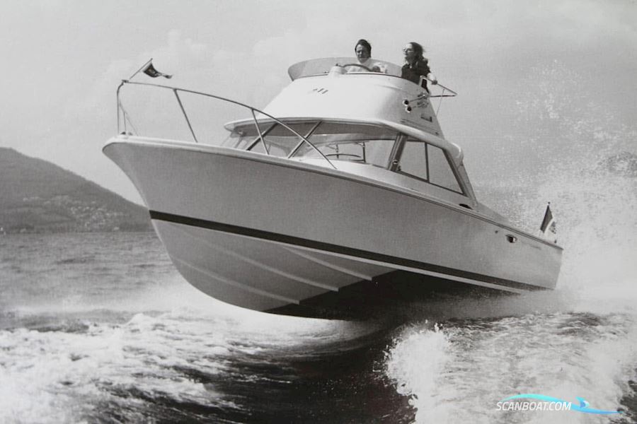 Riva 25 / Bertram Sport Fisherman Motorbåd 1976, med Mercruiser 5,7 Liter V8 motor, Tyskland