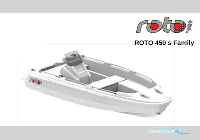 Roto Hydra 450 Family Motorbåd 2026, med Honda BF 60 Lrtu motor, Tyskland