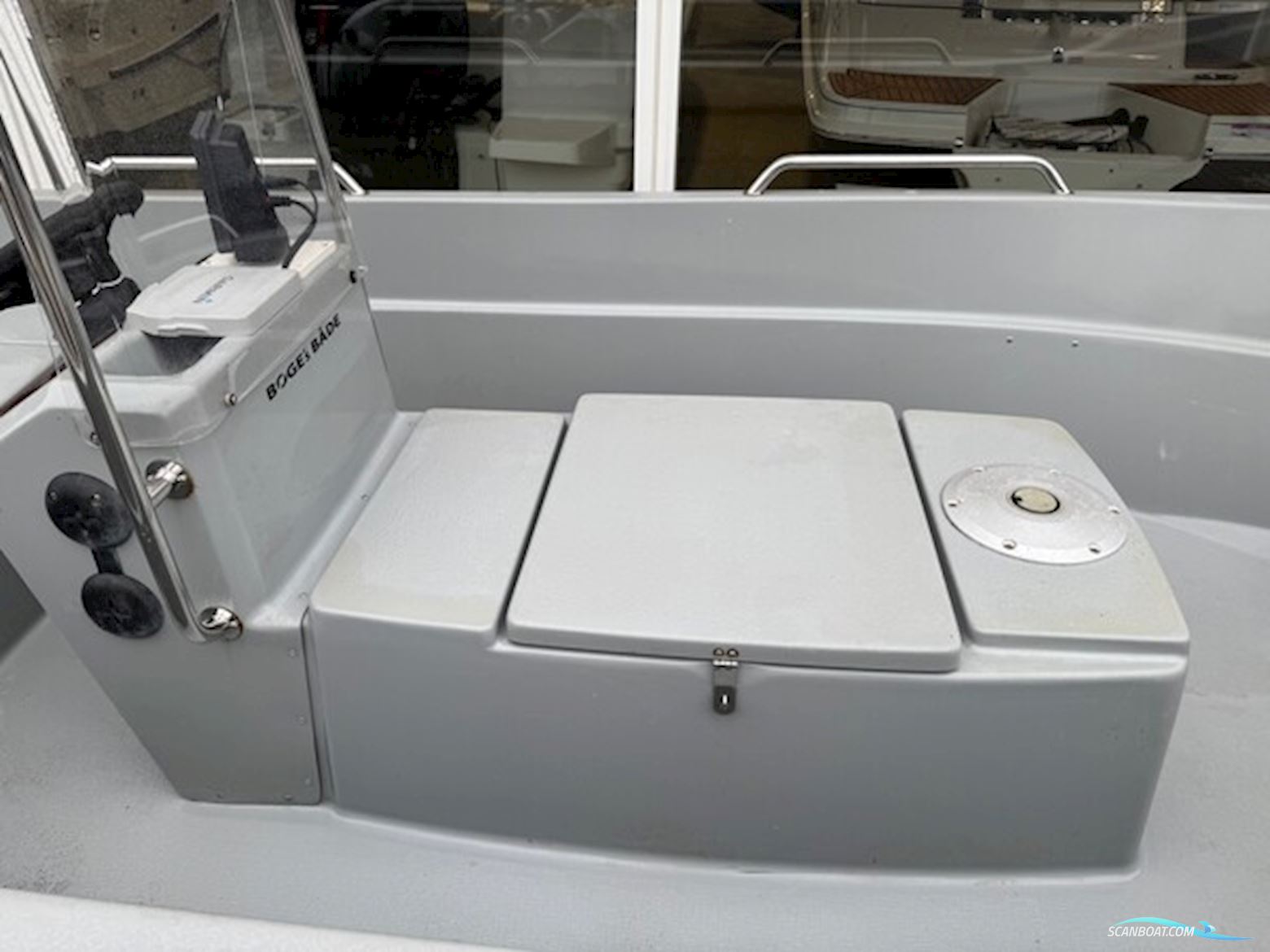 Ryds 438 BF Big Fish Med F20 Mercury Elpt 4 Takt og 500 kg Brenderup Bådtrailer