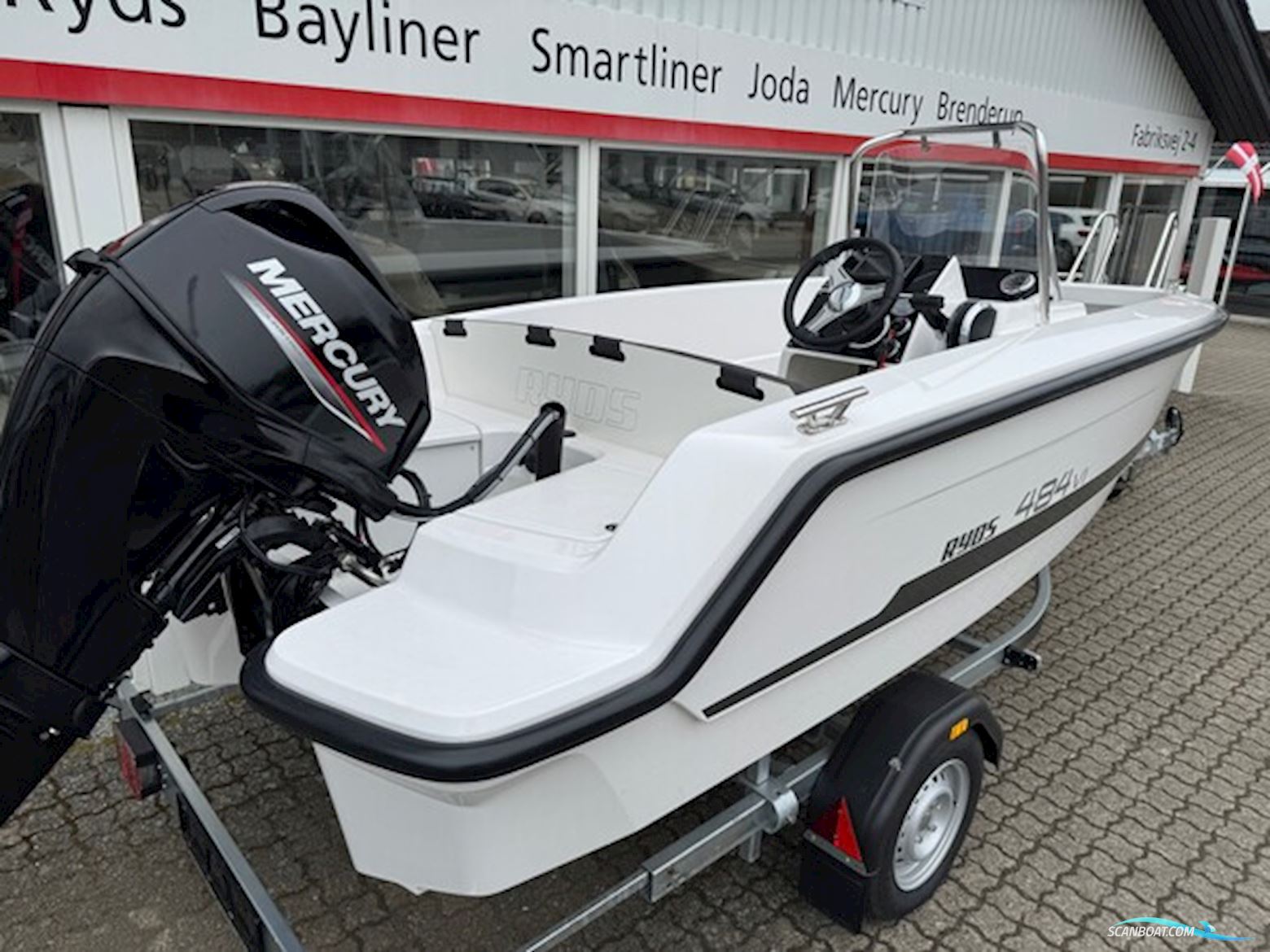 Ryds 484 VI Sport Med F40 Mercury-Efi Elpt og Udstyr