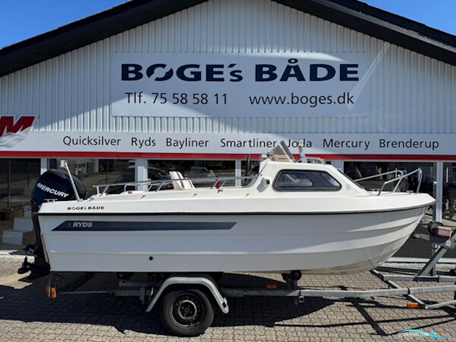 Ryds 485 FC Med 50 hk Mercury-Efi 4 Takt Motorbåd 2024, med Mercury motor, Danmark