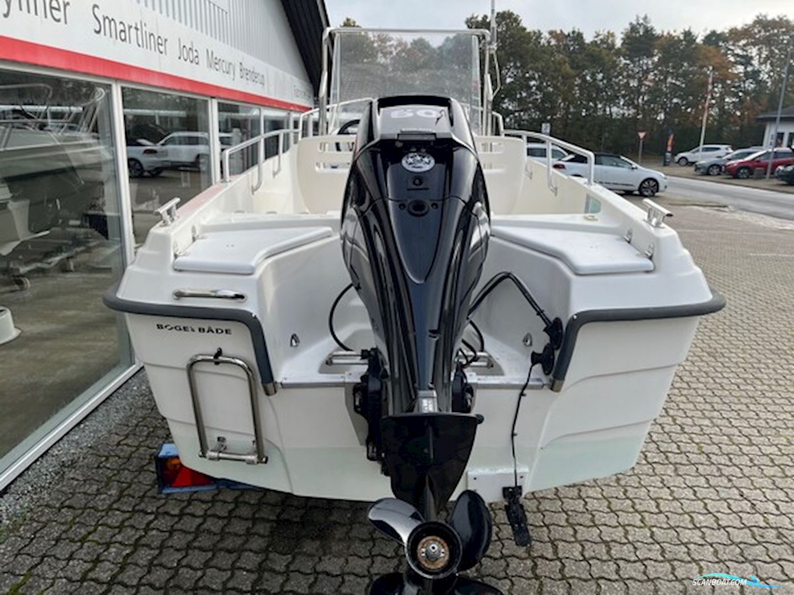 Ryds 535 DL Med 60 hk Mercury-Efi 4 Takt og 1000 kg Galaxy Bådtrailer