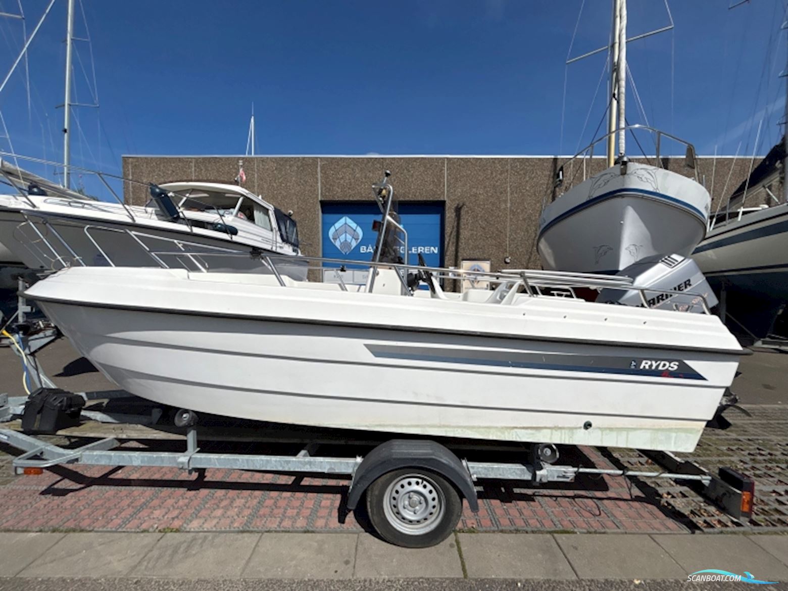 Ryds 535 DL Styrepultsbåd Motorbåd 1995, med Mariner motor, Danmark