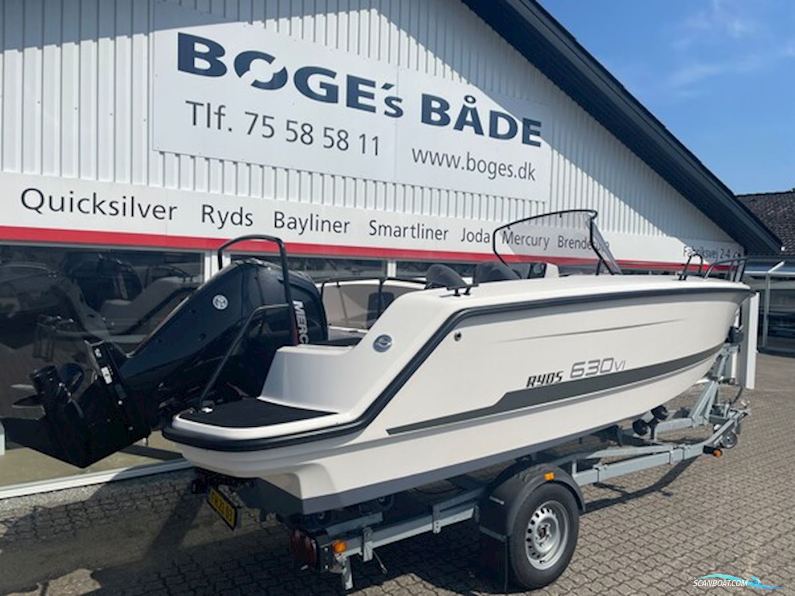 Ryds 630VI Mid-C Med F115 Mercury-Efi CT - S-Line Udstyret.