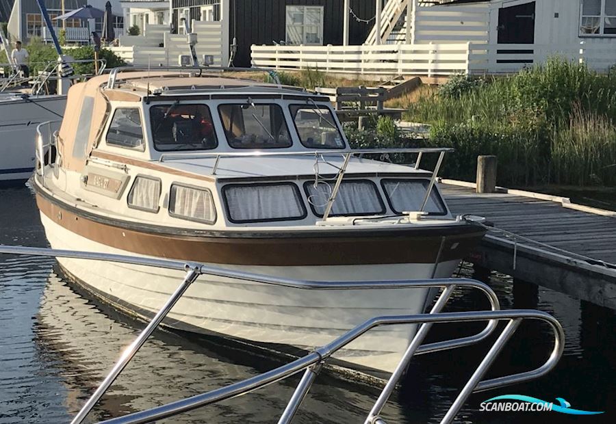 Saga 27 Motorbåd 1976, med Sole Mini 44 motor, Danmark