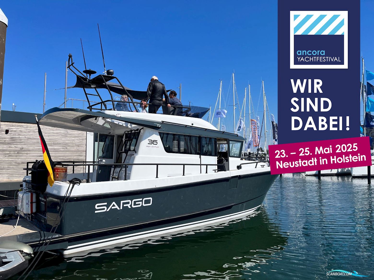 Sargo SARGO 36 explorer Flybridge Motorbåd 2022, med Volvo Penta motor, Tyskland