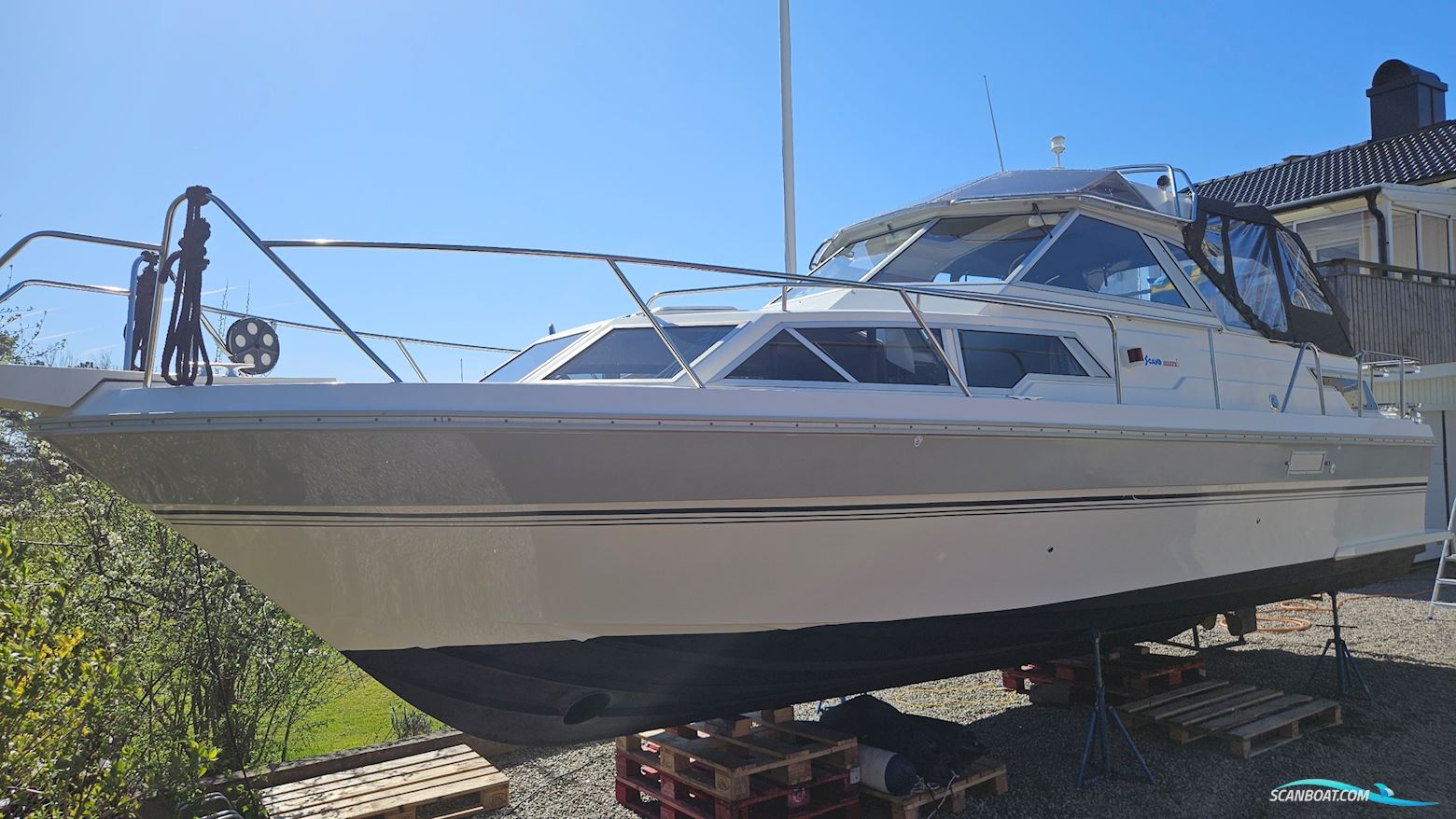 Scand 29 Baltic Ht Motorbåd 1991, med Volvo Penta Ad41B motor, Sverige