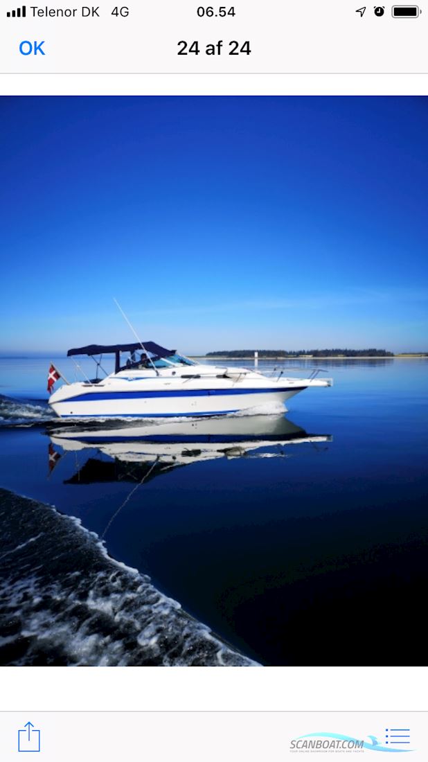 Sea Ray 250 Express Cruise Motorbåd 1994, med Mercruser motor, Danmark