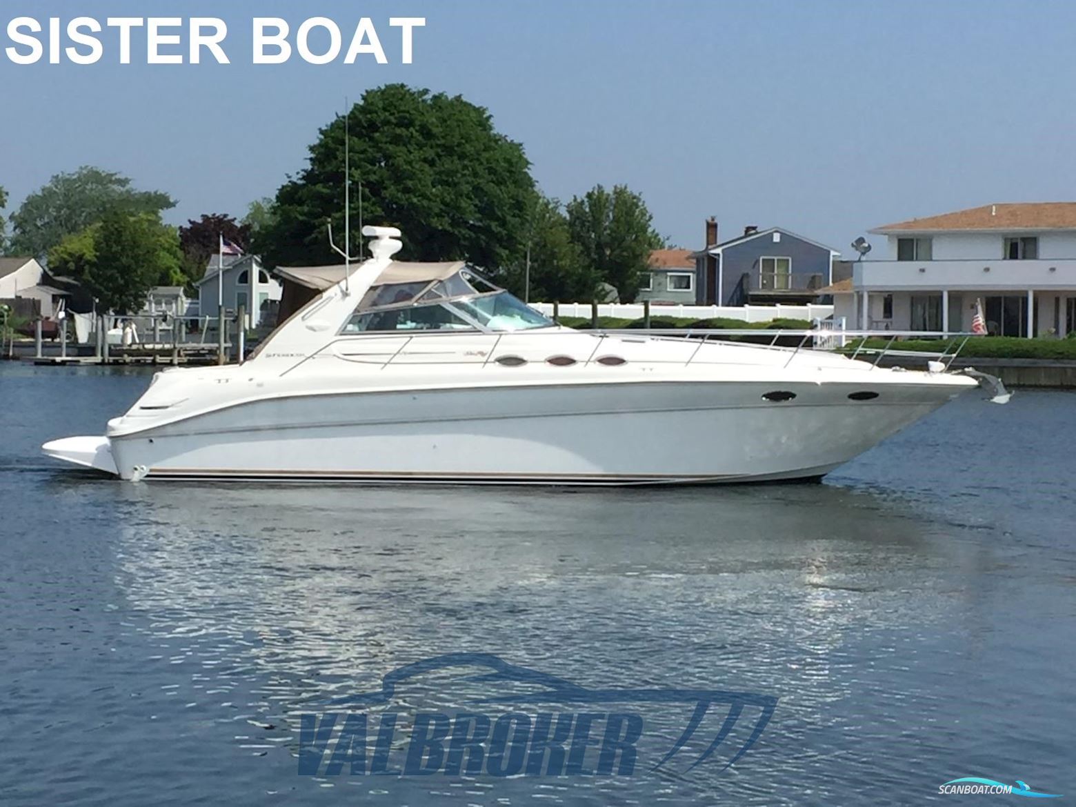 Sea Ray 370 Sundancer Motorbåd 1997, med Caterpillar 300 3116 motor, Italien