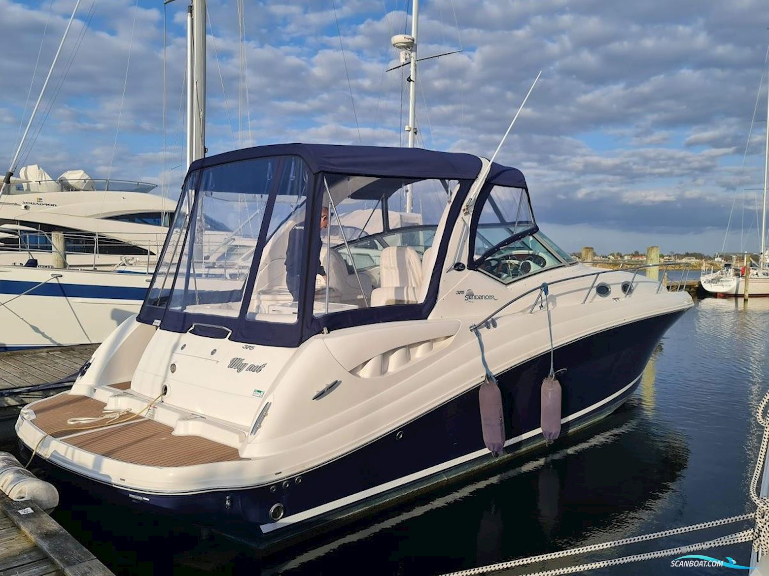 Sea Ray 375 Sundancer Twin Diesel Motorbåd 2006, med Yanmar motor, Danmark