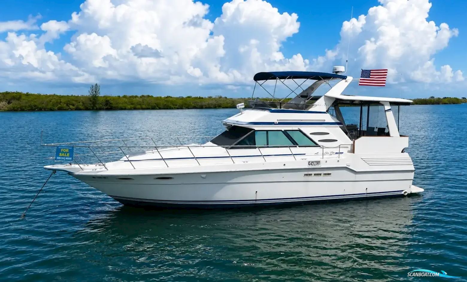 Sea Ray 410 Aft Cabin Motorbåd 1987, med Michigan Motorz motor, USA