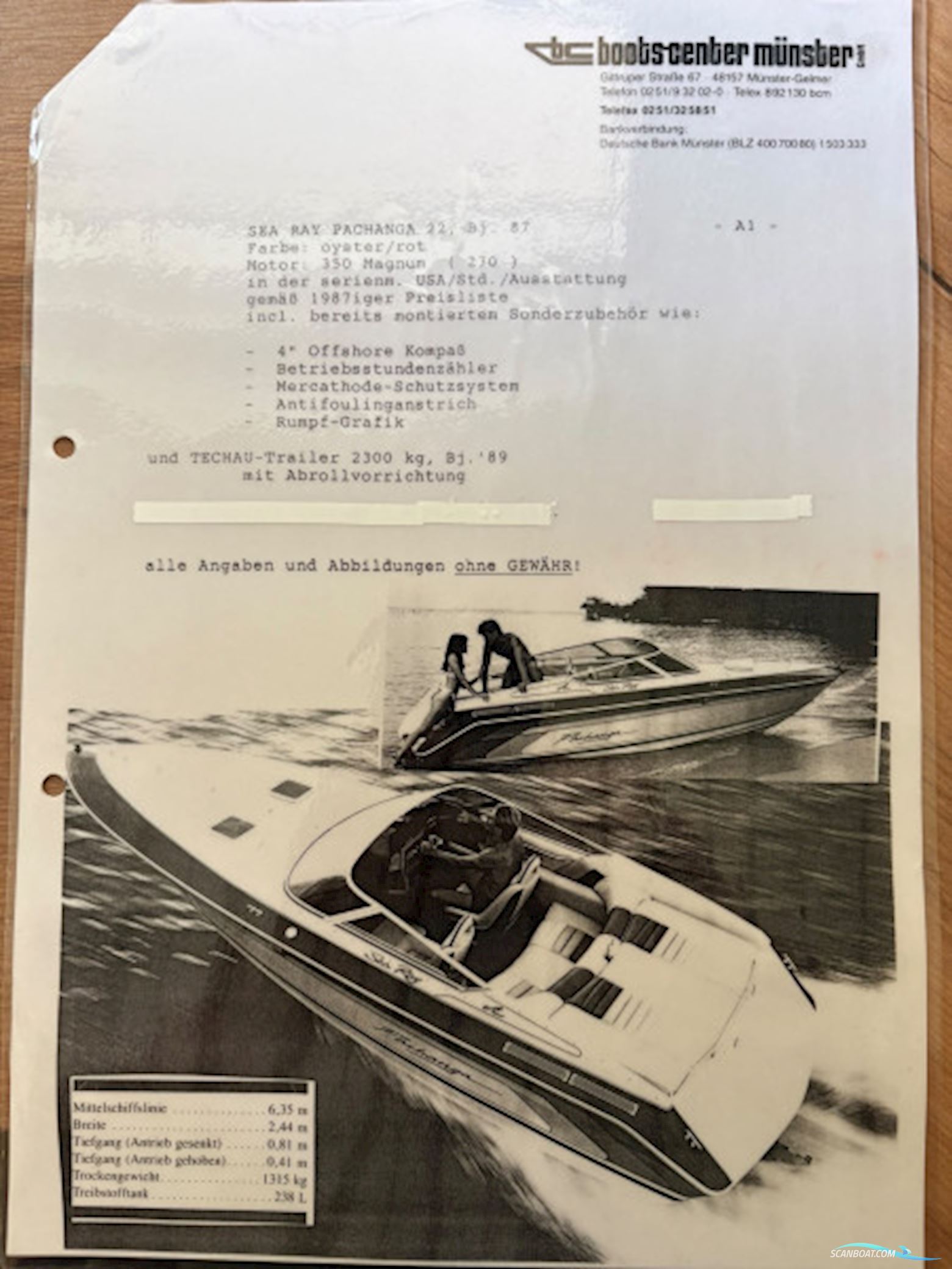 Sea Ray Pachanger 22