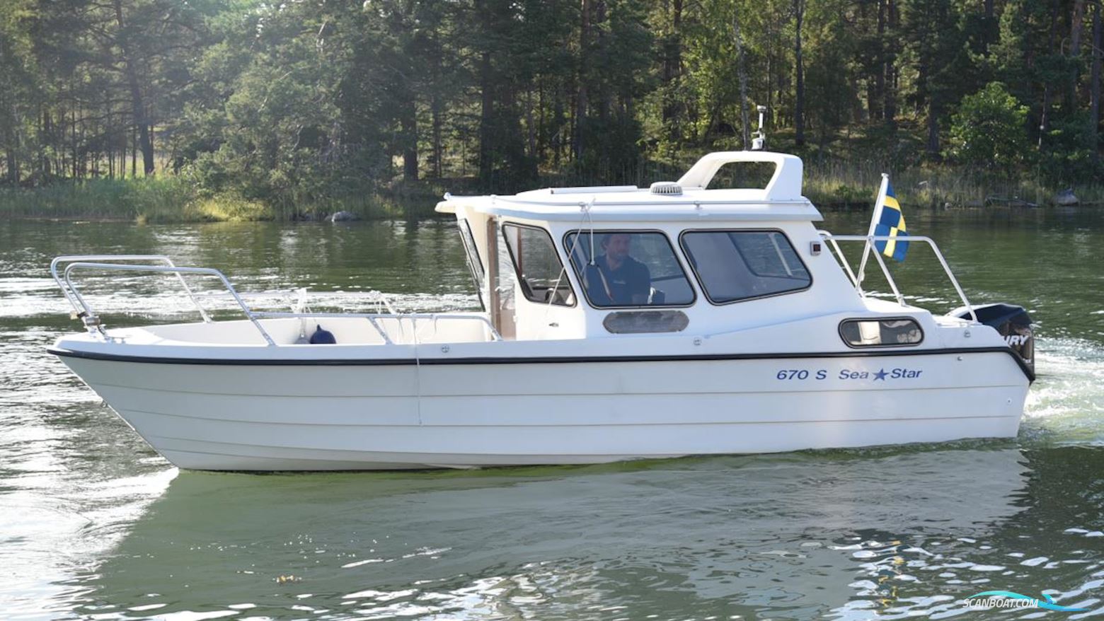 SEA STAR 670S Motorbåd 1989, med Mercury  motor, Sverige