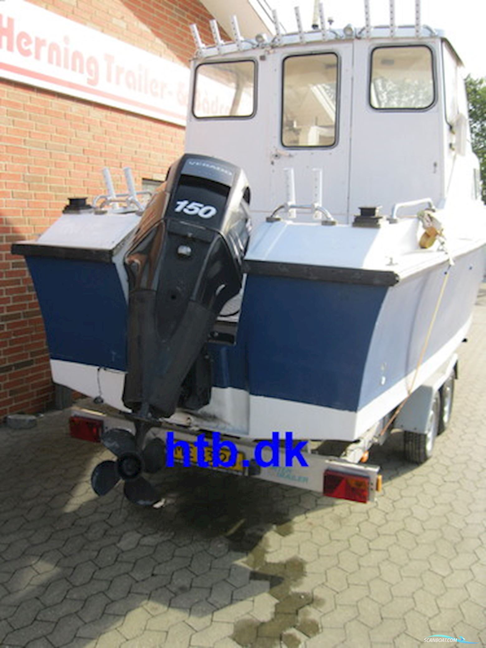Shetland 640 weekend/kabinebåd m/Mercury F150 hk 4-takt Verado og buggi trailer - NU NEDSAT KR. 14.500,- !