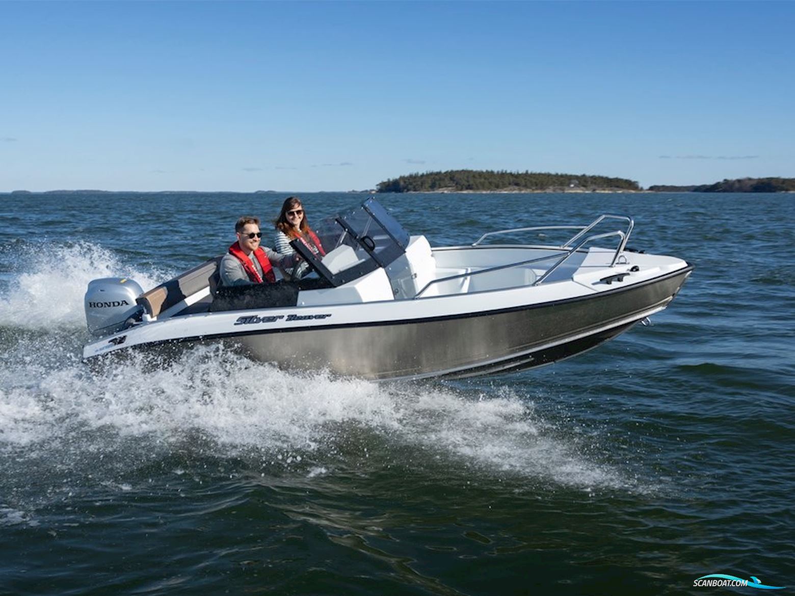 Silver Beaver BR Motorbåd 2025, med Mercury motor, Danmark