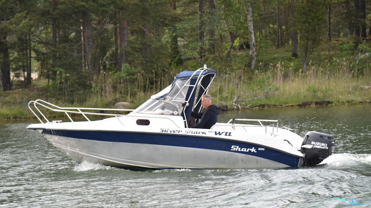 Silver Shark 605C Motorbåd 2006, med Suzuki motor, Sverige