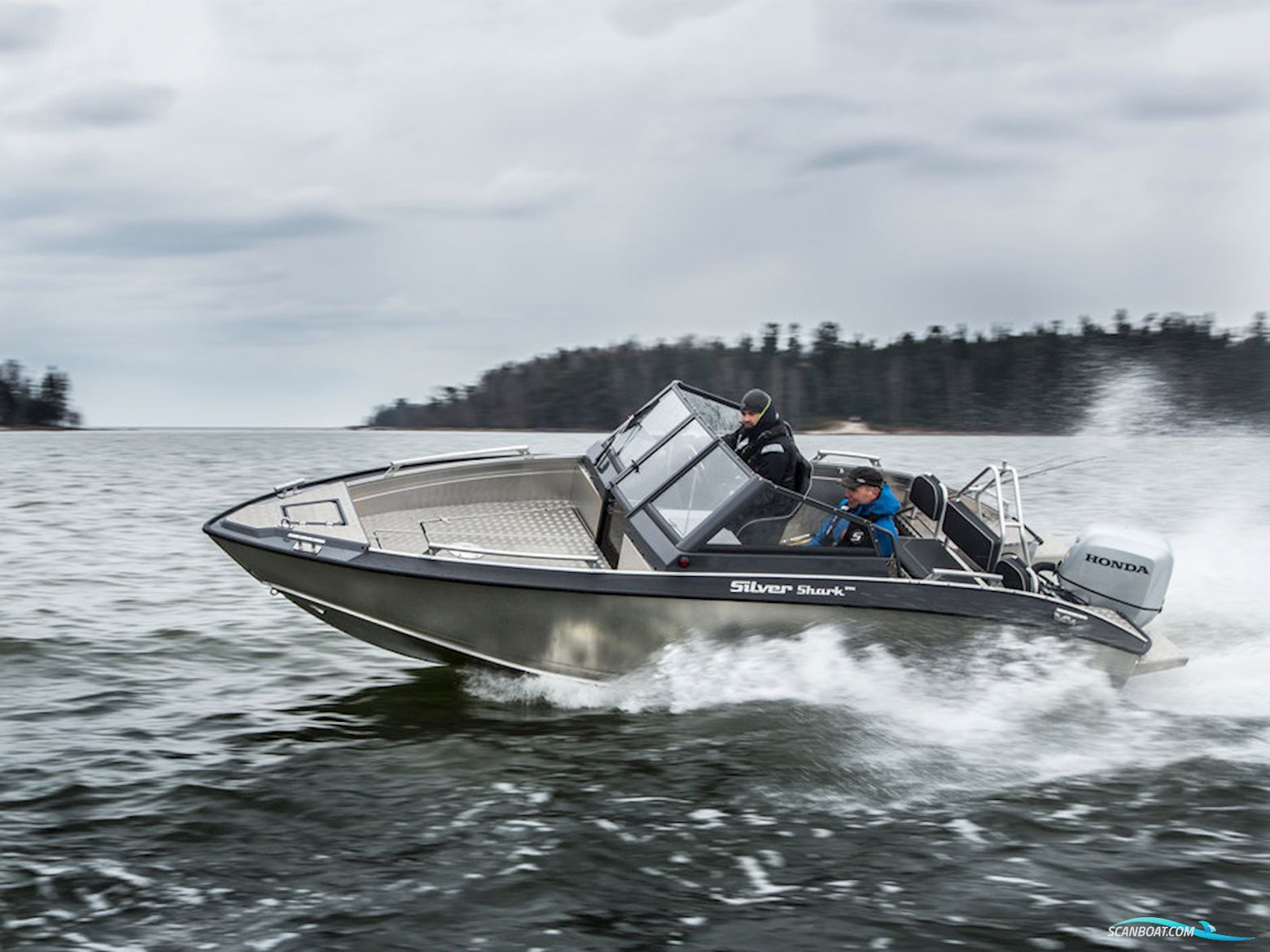 Silver Shark BRx Motorbåd 2025, med Mercury motor, Danmark