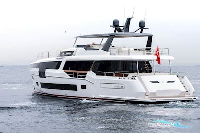 Sirena 88 Motorbåd 2026, med 2 x MAN V12 motor, Danmark