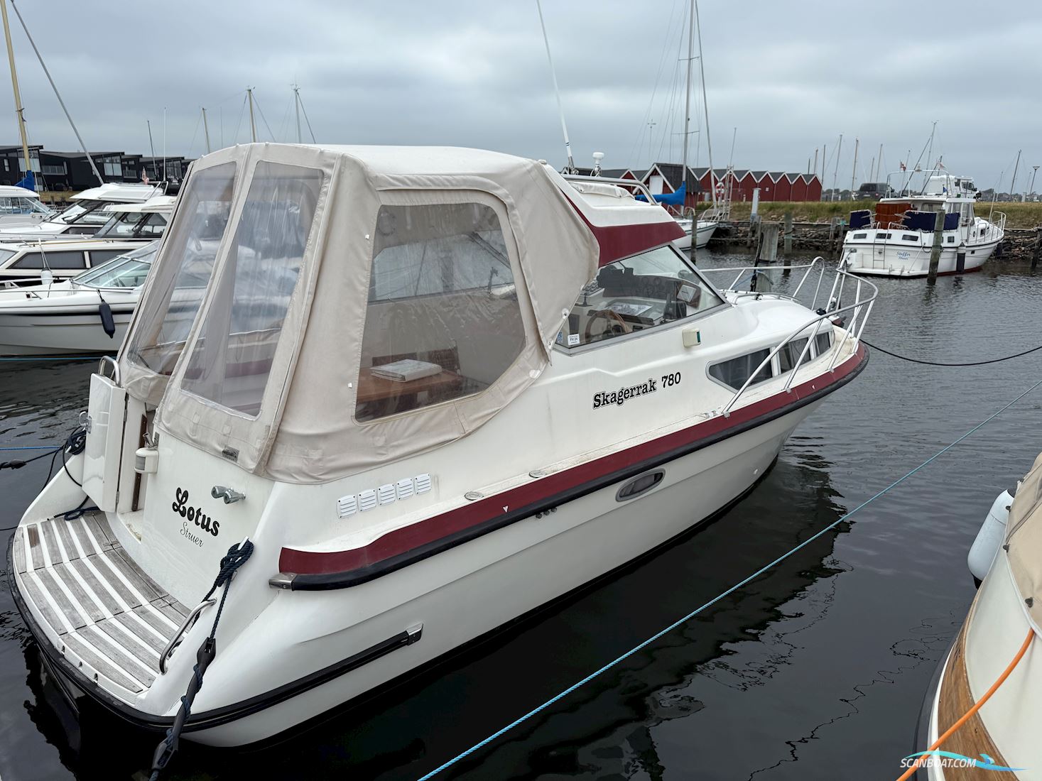 Skagerak 780 Motorbåd 1995, med Volvo Penta Tamd 31 motor, Danmark