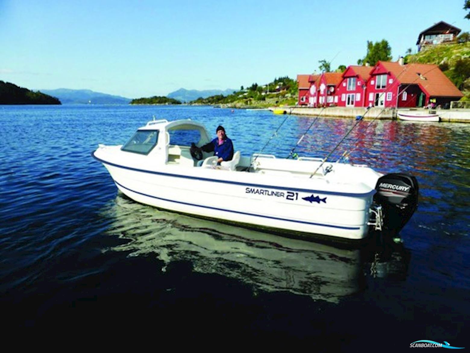Smartliner 21 Cuddy Med 100 hk Mercury-Efi CT 4 Takt - Udstyr.