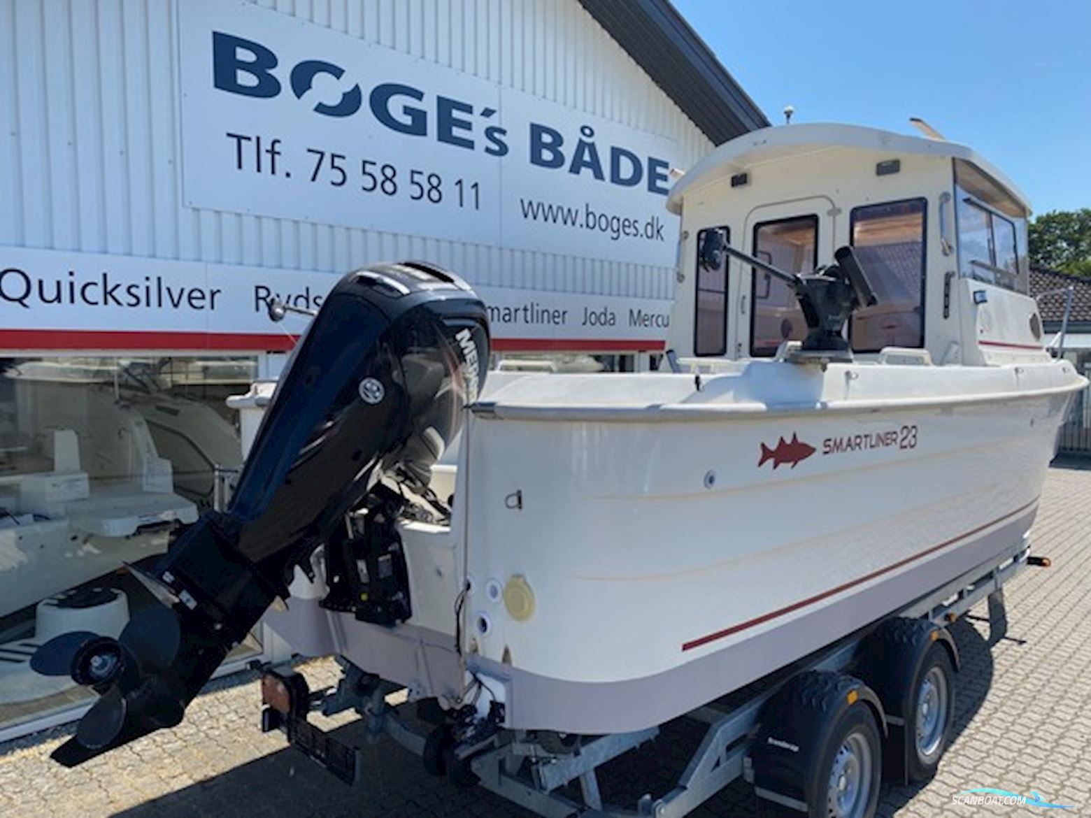 Smartliner 23 Fisher med 115 hk Mercury-EFI 4 takt XL CT - INKL. UDSTYR