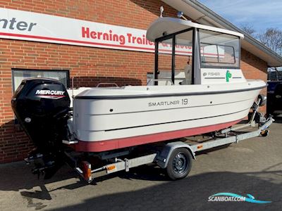 Smartliner Fisher 19 m/Mercury F80 hk EFI 4-takt - SOLGT !  Motorbåd 2024, med Mercury motor, Danmark