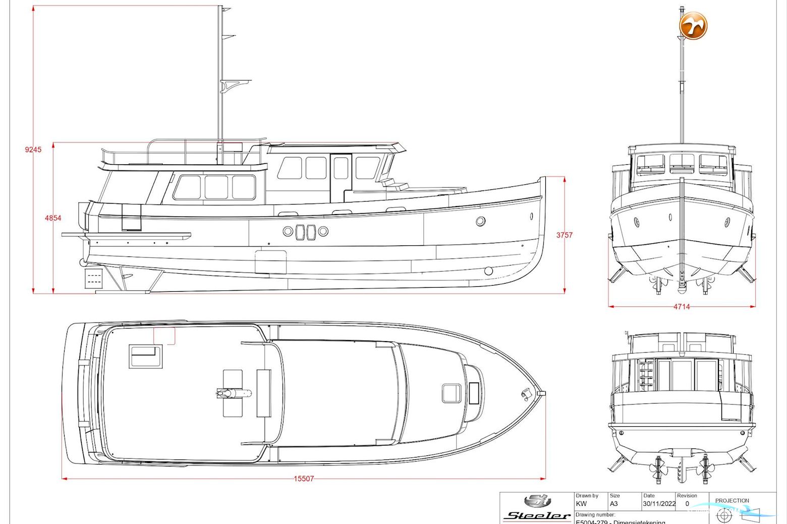 Steeler Explorer 50 Pilothouse