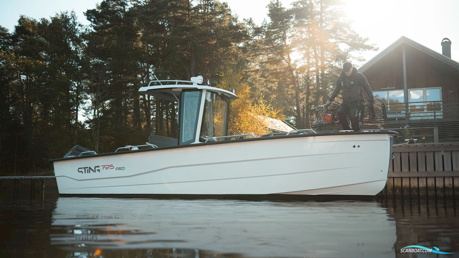 Sting 725 Pro T-Top Motorbåd 2025, med Tilvælges motor, Danmark