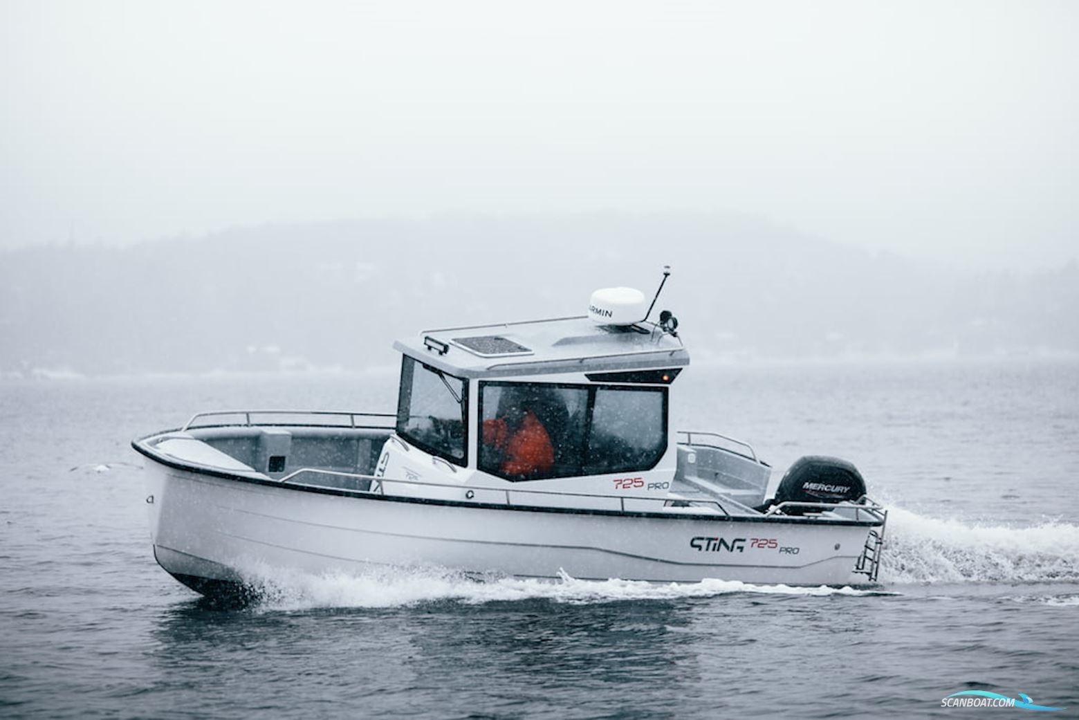 Sting Pro 725 Cabin XL Motorbåd 2024, med Mercury F100 hk motor, Sverige