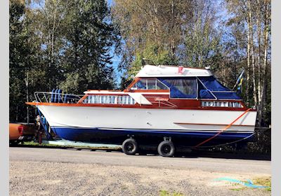 Storebro Storö 34 Flybridge 2x Volvo Penta D3-190 Evc Motorbåd 1974, med Volvo Penta D3-190 Evc motor, Sverige