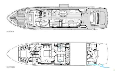 Sunseeker 28 Meter Yacht - 2013 Motorbåd 2013, med Mtu 12V motor, Kroatien