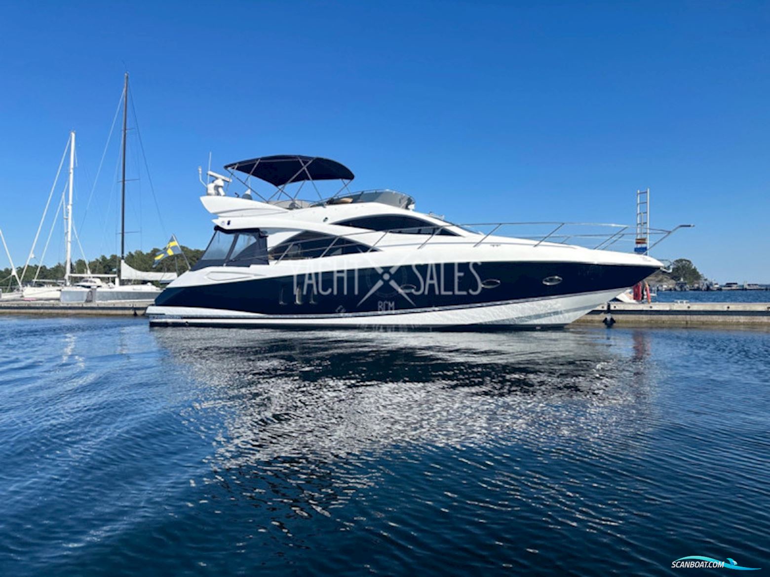 Sunseeker Manhattan 50 Fly Motorbåd 2006, med Volvo Penta D12-800 EVC motor, Sverige