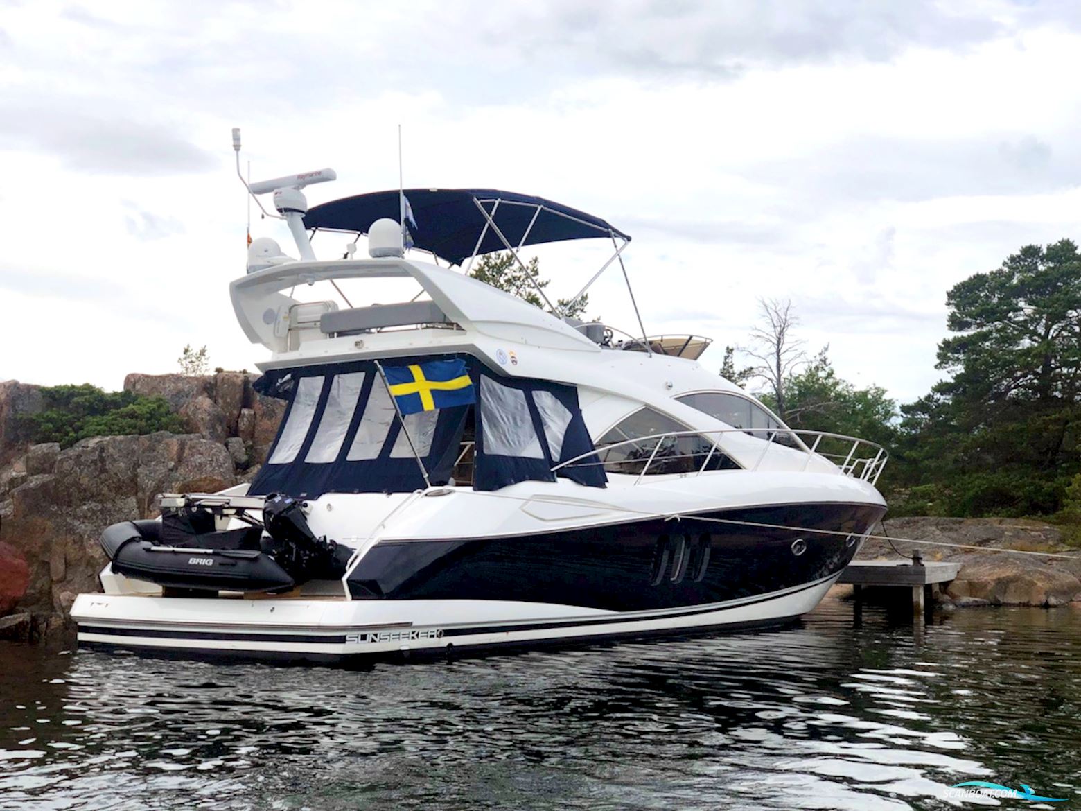 Sunseeker Manhattan 50 Volvo Penta D12-800 EVC Motorbåd 2006, med Volvo Penta D12-800 EVC motor, Sverige