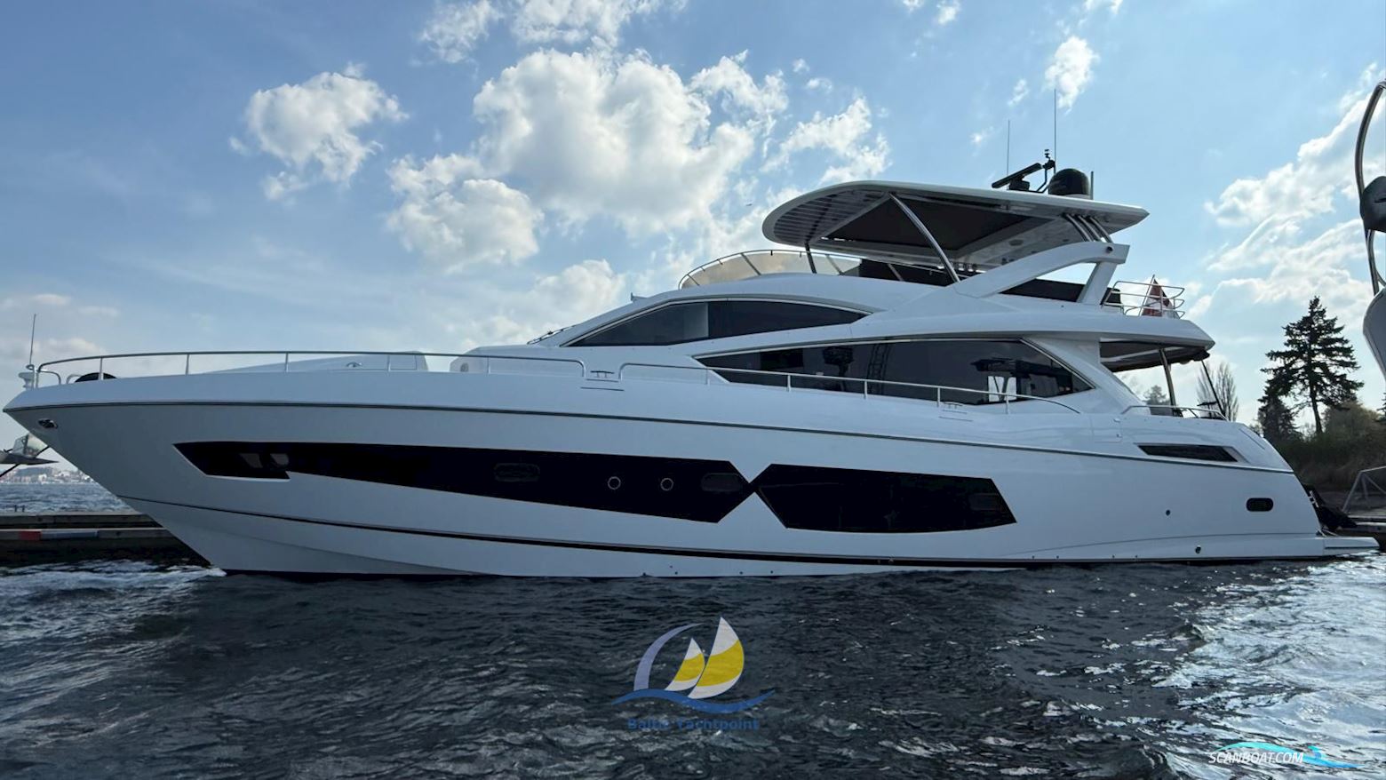 Sunseeker Manhattan 73 Custom Made- Stabi Motorbåd 2012, med Man Man motor, Tyskland
