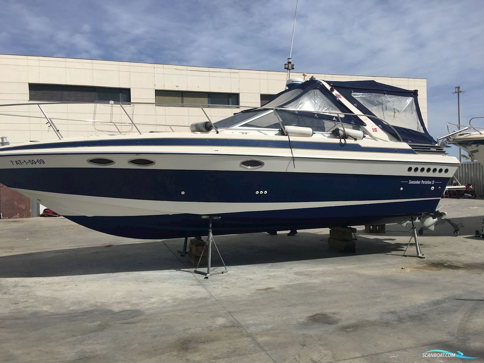Sunseeker Portofino 31, 1989 - Hjørring Motorbåd 1989, med 2 x Volvo Penta Tamd 21A motor, Danmark