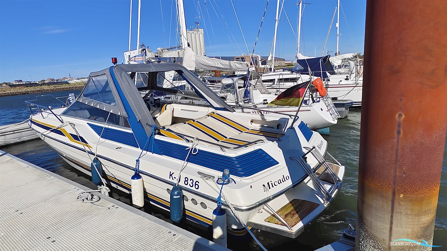 Sunseeker Portofino 34 Motorbåd 1987, med Volvo Penta Aqad41 motor, Tyskland