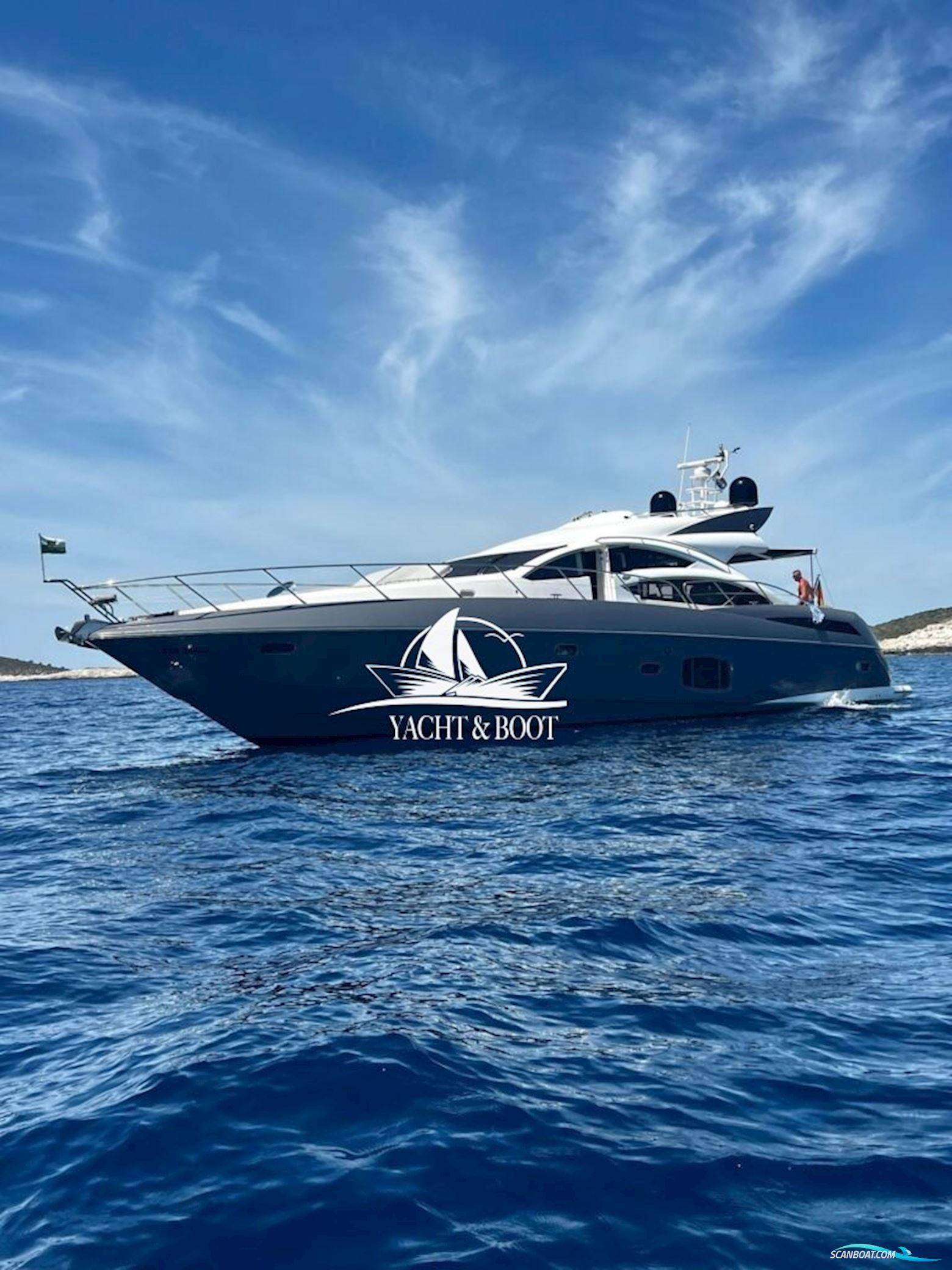 Sunseeker Predator Sports Fly Motorbåd 2011, med MAN motor, Kroatien