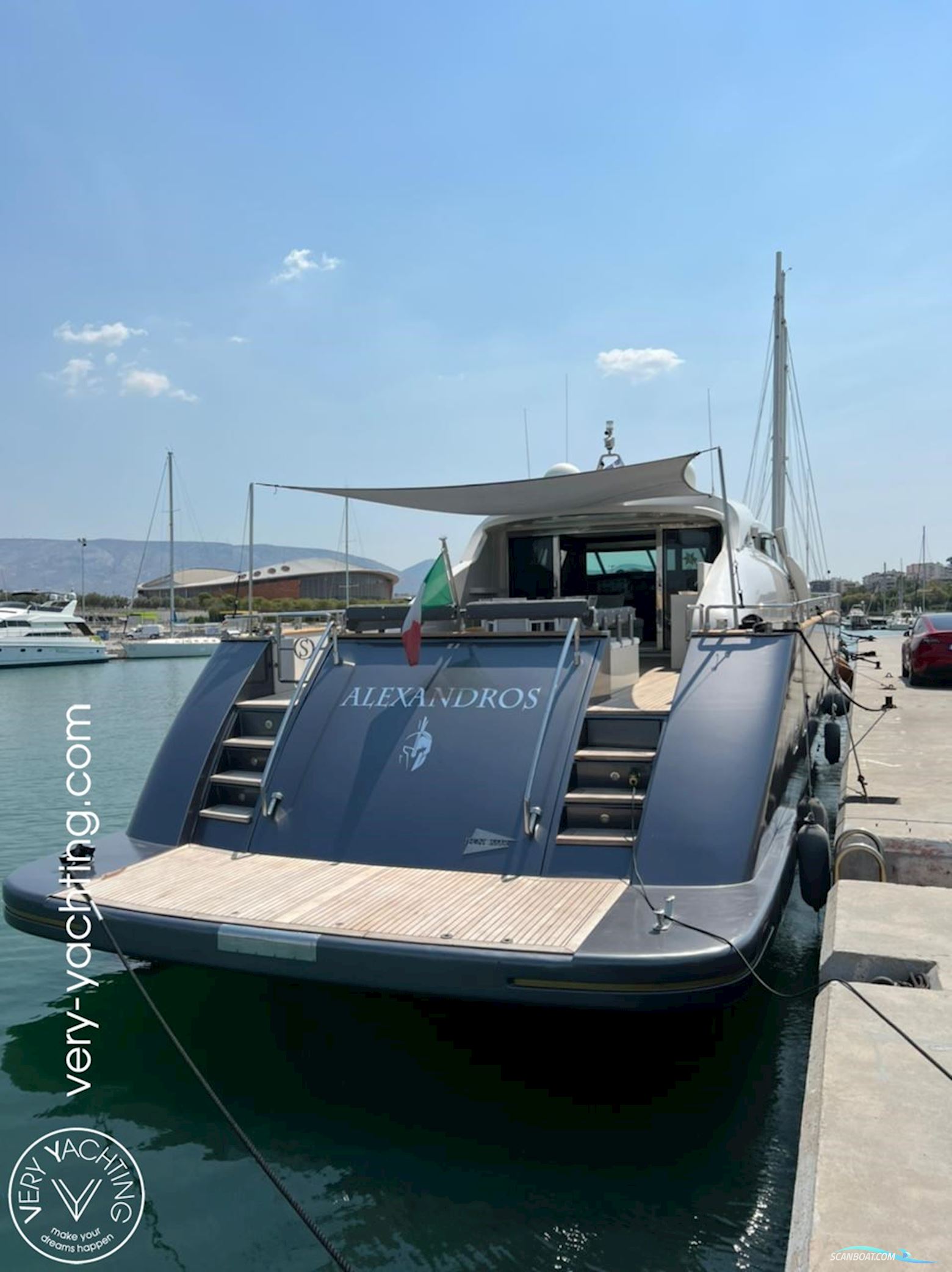 Tecnomar Velvet 27 Motorbåd 2002, med Caterpillar C30 DITA motor, Grækenland
