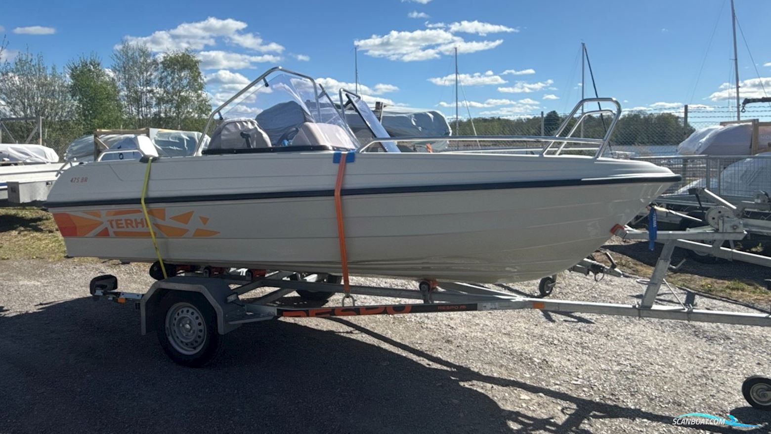 Terhi 475 BR Motorbåd 2019, med Honda motor, Sverige