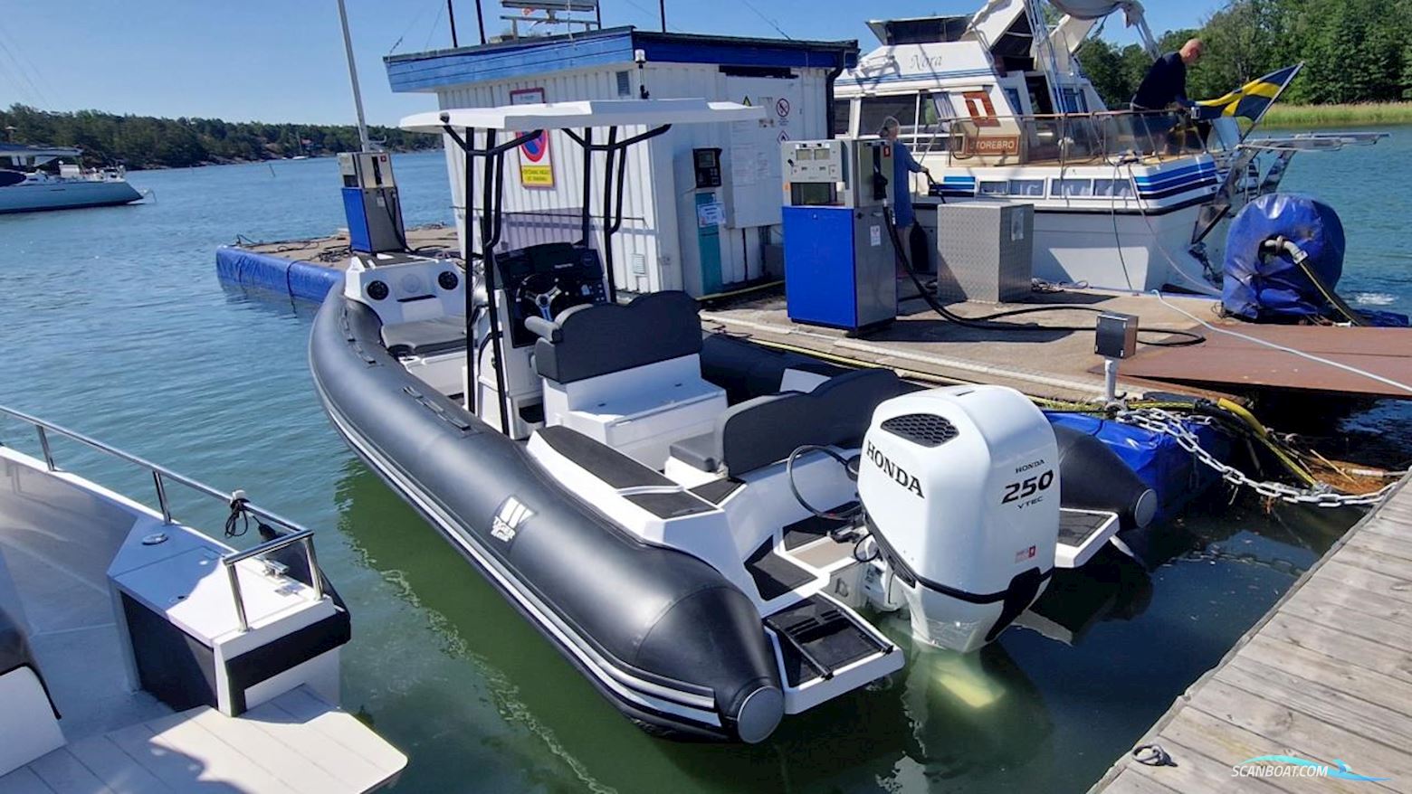 Tiger Marine 740 Pro Line Motorbåd 2025, med Honda motor, Sverige