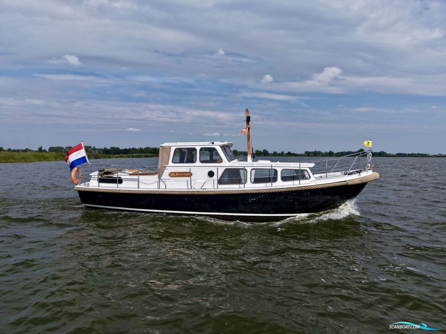 Tjeukermeer Vlet 10.50 OK AK Motorbåd 1977, med 90 motor, Holland