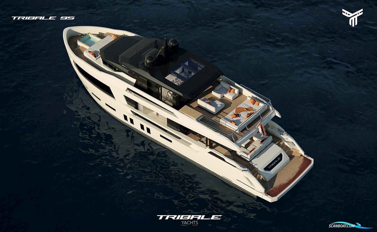 Tribale 95 Motorbåd 2025, med Man motor, Monaco