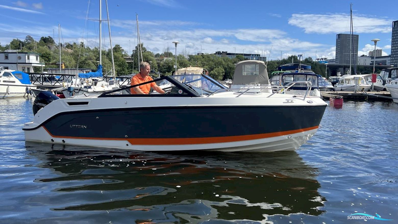 Uttern D65 Motorbåd 2020, med Mercury motor, Sverige