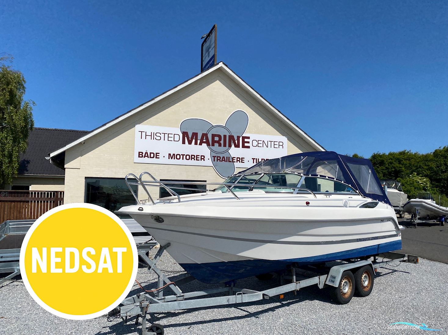 Uttern D68 Exclusive Med 4,3 Mpi og Trailer Motorbåd 2007, med Mercruiser motor, Danmark