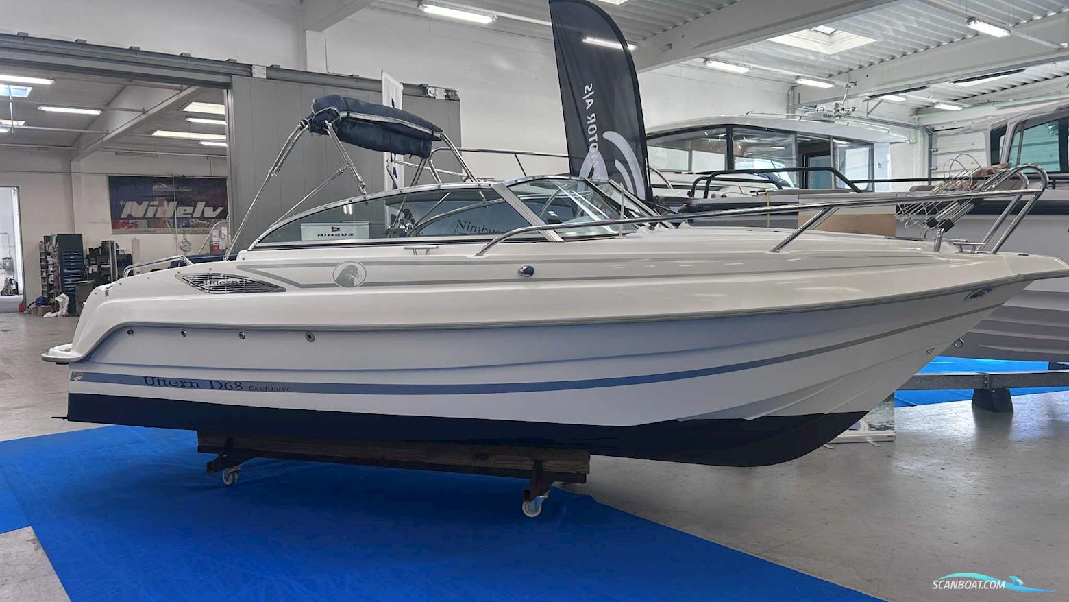 Uttern D68 Motorbåd 2008, med Mercruiser 4.3 l Mpi motor, Danmark